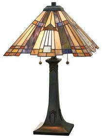 Επιτραπέζιο Φωτιστικό 2xE27 Μπρονζέ Tiffany Inglenook QZ-INGLENOOK-TL Elstead Lighting QZ-INGLENOOK-TL Μπρονζέ