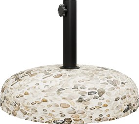 Βάση ομπρέλας Nimbus pakoworld τσιμέντο ψηφιδωτή 35kg Φ50εκ