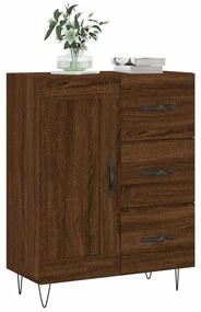 vidaXL Ντουλάπι Καφέ Δρυς 69,5 x 34 x 90 εκ. Επεξεργασμένο Ξύλο