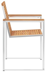 vidaXL Καρέκλες Κήπου 6 τεμ. από Μασίφ Ξύλο Teak με Μαξιλάρια