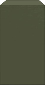 vidaXL Ντουλάπι αποθήκευσης Ελιά Πράσινη 90 x 40 x 70 cm Ατσάλι