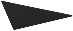 Πάνελ Τοίχου 12 τεμ. Μαύρα 30x30 εκ. 0,54 μ² Υφασμάτινα - Μαύρο