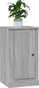 vidaXL Ντουλάπι Sonoma Γκρι 37,5 x 35,5 x 67,5 εκ. Επεξεργασμένο Ξύλο