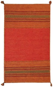 Καλοκαιρινό χαλί βαμβακερό χειροποίητο Antique Kilim 4080 rust 160 x 230