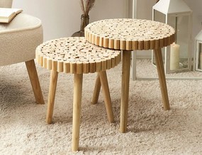 ΤΡΑΠΕΖΆΚΙΑ ΣΑΛΟΝΙΟΎ TABLE GIGOGNE RONDIN X2 M1 HD5208