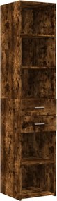 vidaXL Ντουλάπι Καπνιστή Δρυς 40x42,5x185 εκ. από Επεξεργασμένο Ξύλο