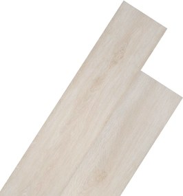 vidaXL Πλάκες Δαπέδου 36 pcs Λευκό Κλασικό Δρυς 5,02 m² PVC