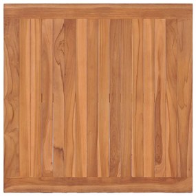 vidaXL Τραπέζι Batavia 85 x 85 x 75 εκ. από Μασίφ Ξύλο Teak