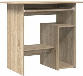 vidaXL Γραφείο Χρώμα Sonoma Δρυς 80 x 45 x 74 εκ. από Επεξ. Ξύλο