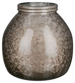 Βάζο-Φανάρι ArteLibre Καφέ Γυαλί 20cm-05160068