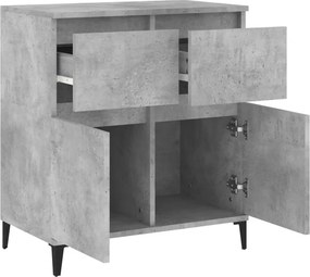 vidaXL Ντουλάπι Γκρι Σκυροδέματος 60x35x70 εκ. Επεξεργασμένο Ξύλο