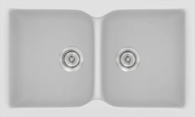 Sanitec Classic 340 (78×50) - Γρανιτένιος νεροχύτης - White