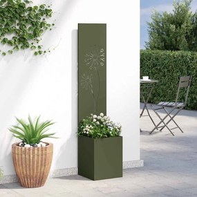 vidaXL Οθόνη Ιδιωτικότητας Κήπου Λαδί 32 x 32 x 150 εκ
