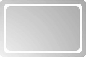 vidaXL Καθρέφτης Μπάνιου με LED 90x60 εκ.