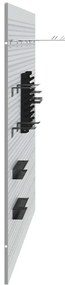 vidaXL Αποθηκευτική Παγκάκια 3 pcs Γκρι 150 x 1 x 80 εκ