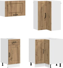 vidaXL Μονάδα κουζίνας KALMAR 8 pcs Artisan Δρυς Επεξεργασμένο Ξύλο
