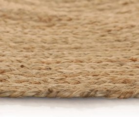 vidaXL Χαλί Πλεκτό Στρογγυλό 150 εκ. από Γιούτα