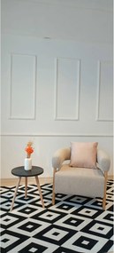 Stewehome Πολυθρόνα με πόδια από ξύλο 60x55x55 cm