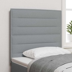 vidaXL Κεφαλάρι Ανοιχτό γκρι 80 cm ύφασμα