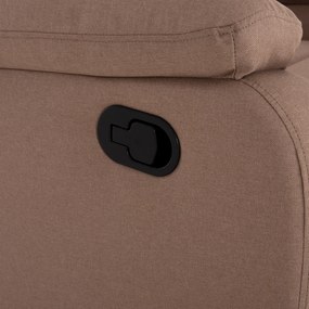 ΠΟΛΥΘΡΟΝΑ RELAX DIONI HM3296.03 ΜΠΕΖ ΥΦΑΣΜΑ 85x90x100Υεκ.