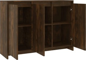 vidaXL Μπουφές Καπνιστή Δρυς 102x33x75 εκ. Επεξεργασμένο Ξύλο