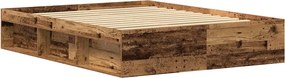 vidaXL Πλαίσιο κρεβατιού χωρίς στρώμα 150x200 εκ. Επεξεργασμένο Ξύλο
