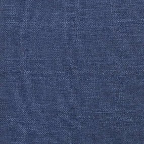 vidaXL Υποπόδιο Μπλε 45 x 29,5 x 35 εκ. Υφασμάτινο