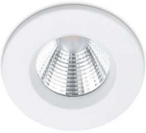 Σποτ Χωνευτό Zagros 650710131 Φ8x5cm Dim Led 345Lm 5,5W 3000K White Trio Lighting Round