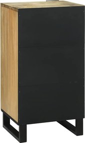 vidaXL Γραφείο Καφέ 40 x 33 x 75 εκ. Μασίφ ξύλο μάνγκο