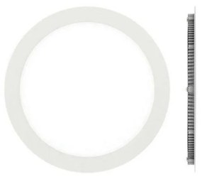 Πάνελ Led Χωνευτό Στρογγυλό VK/04074/W/D Φ17cm 12W 3000K White VKLed Στρόγγυλο