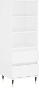 vidaXL Ντουλάπι Λευκό 40 x 36 x 110 εκ. από Επεξεργασμένο Ξύλο