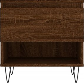 vidaXL Τραπεζάκια Σαλονιού 2 τεμ. Καφέ Δρυς 50x46x50 εκ. Επεξ. Ξύλο