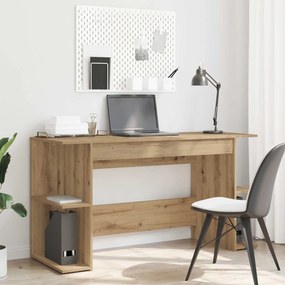vidaXL Γραφείο artisan δρυς Επεξεργασμένο ξύλο 140 x 50 x 75 εκ.