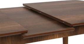 Extendable Dining Table Retro 1191 Walnut