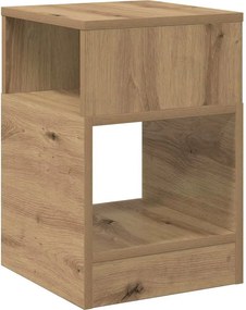 vidaXL End Table Artisan Oak 30,5 x 30 x 45 εκ Επεξεργασμένο Ξύλο