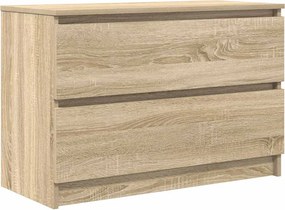 vidaXL Έπιπλο Τηλεόρασης Sonoma Δρυς 80x35x54 εκ. Επεξ. Ξύλο