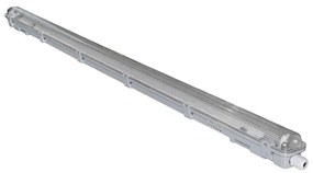 Adeleq Φωτιστικό Στεγανό Μίνι Ip65 Για Λάμπα Led T8 1x120cm 3-8011205
