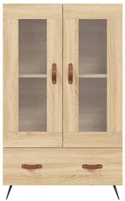 vidaXL Ντουλάπα Sonoma Δρυς 69,5 x 31 x 115 εκ. από Επεξεργασμένο Ξύλο