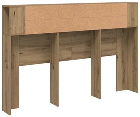 vidaXL Ντουλάπι κεφαλάρι Artisan Oak Κατασκευασμένο ξύλο