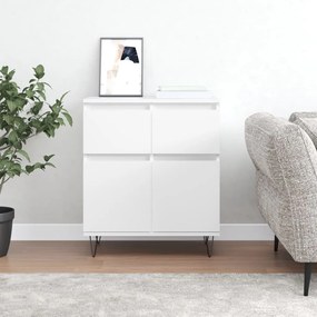 vidaXL Συρταριέρα Λευκή 60 x 35 x 70 εκ. από Επεξεργασμένο Ξύλο