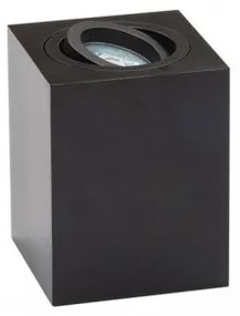 Σποτ Φωτιστικό Οροφής 9x9cm GU10 40W IP20 Zambelis-S040-Μαύρο S040