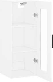 vidaXL Ντουλάπι Τοίχου Λευκό 34,5 x 34 x 90 εκ.