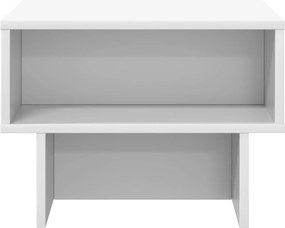 vidaXL Τραπεζάκι σαλονιού Λευκό 48 x 46 x 35 εκ. Επεξεργασμένο ξύλο