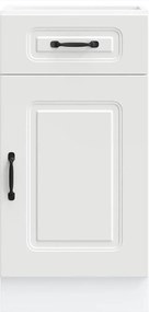 vidaXL ντουλάπι βάσης κουζίνας Kalmar Λευκό από Επεξεργασμένο Ξύλο