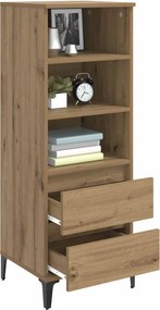 vidaXL Highboard Artisan Δρυς 40 x 36 x 110 εκ. Επεξεργασμένο Ξύλο