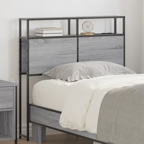 vidaXL Κεφαλάρι Αποθήκης Γκρι Sonoma 100 εκ. Επεξεργασμένο ξύλο