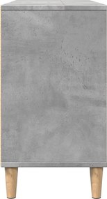 vidaXL Ντουλάπι Μπάνιου Γκρι Σκυροδέματος 80x33x60 εκ. Επεξ. Ξύλο