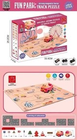 Προσχολικό επιτραπέζιο παιχνίδι Track Puzzle - Fun Park - 555-4C - 215578