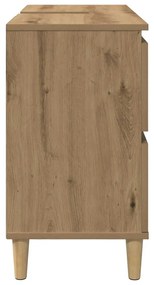 vidaXL Ντουλάπι Νιπτήρα τεχνίτης Δρυς 80 x 33 x 60 εκ.