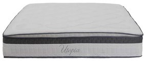 Στρώμα Utopia pakoworld pocket spring με ανώστρωμα aloe vera 30-32cm 160x200εκ
